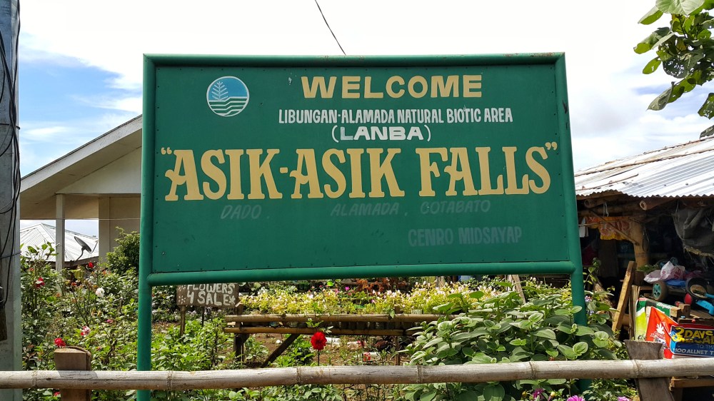 Entrance to Asik-Asik Falls