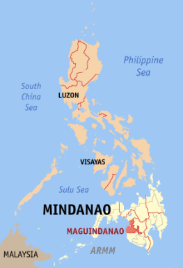 Map of Maguindanao
