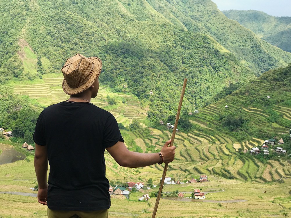 Jam as he was marveling at the beauty of Batad Rice Terraces.