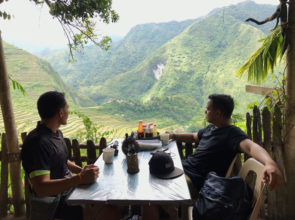 This is the view that you get to see while eating in Ramon's Native Homestay!