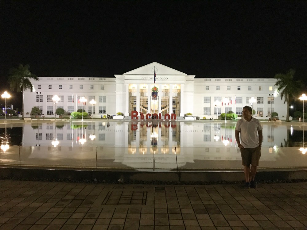 The Bacolod City Hall at night!