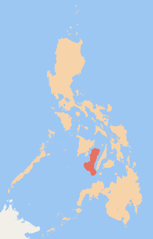 Philippine Map with Negros Island highlighted (courtesy of Wikipedia)