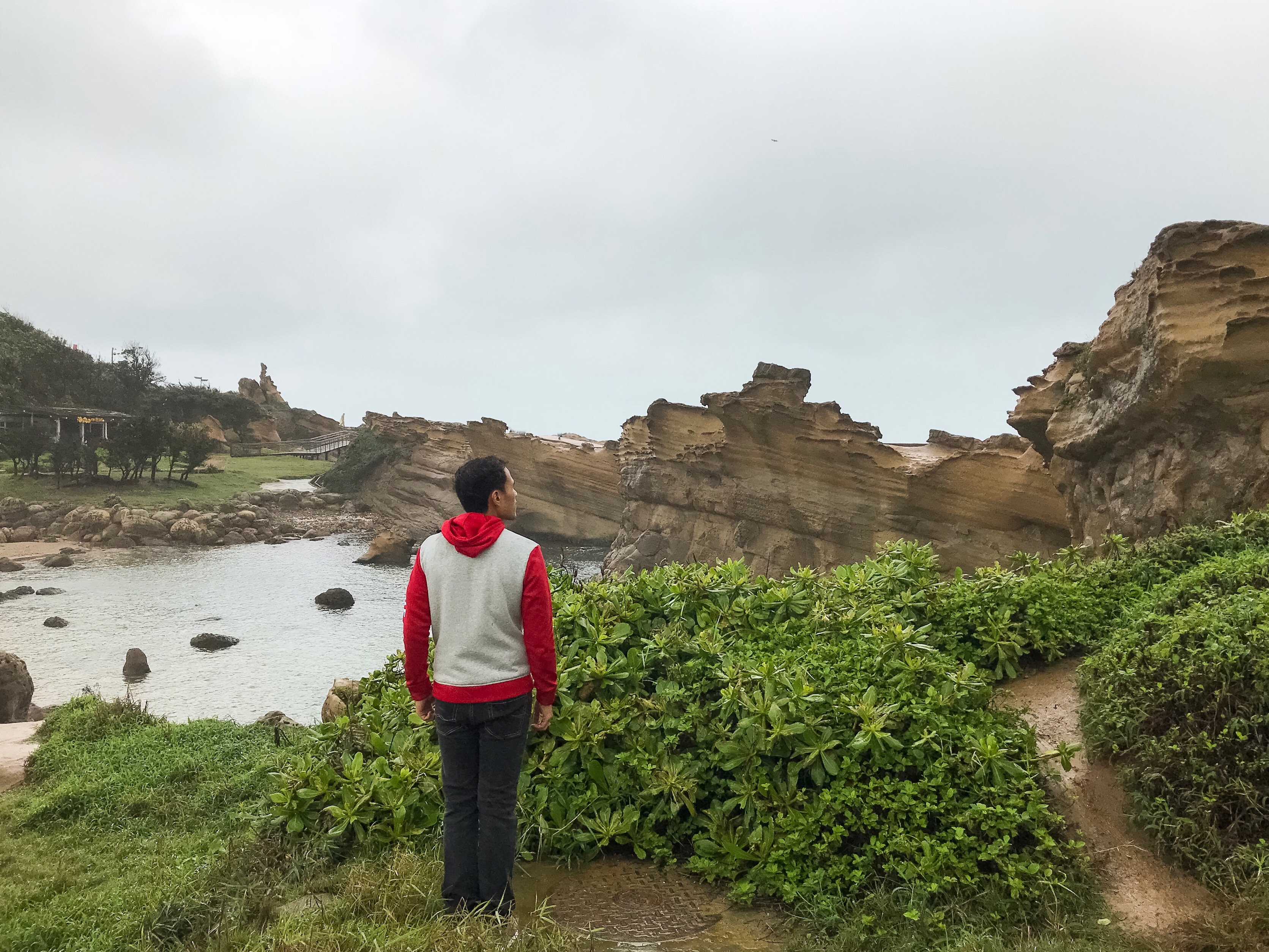 SEDIMENTARY. The rock formations found in Yehliu are sedimentary in nature.