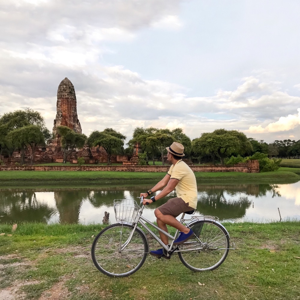 RENT A BIKE! Going around Ayutthaya is much easier when you're riding a bike. Instead of walking, rent one in a local bike shop for a cheap price!