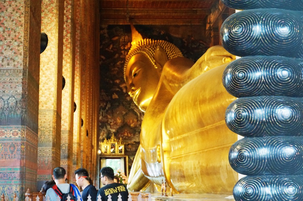The Reclining Buddha.