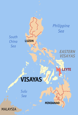 Map of Leyte