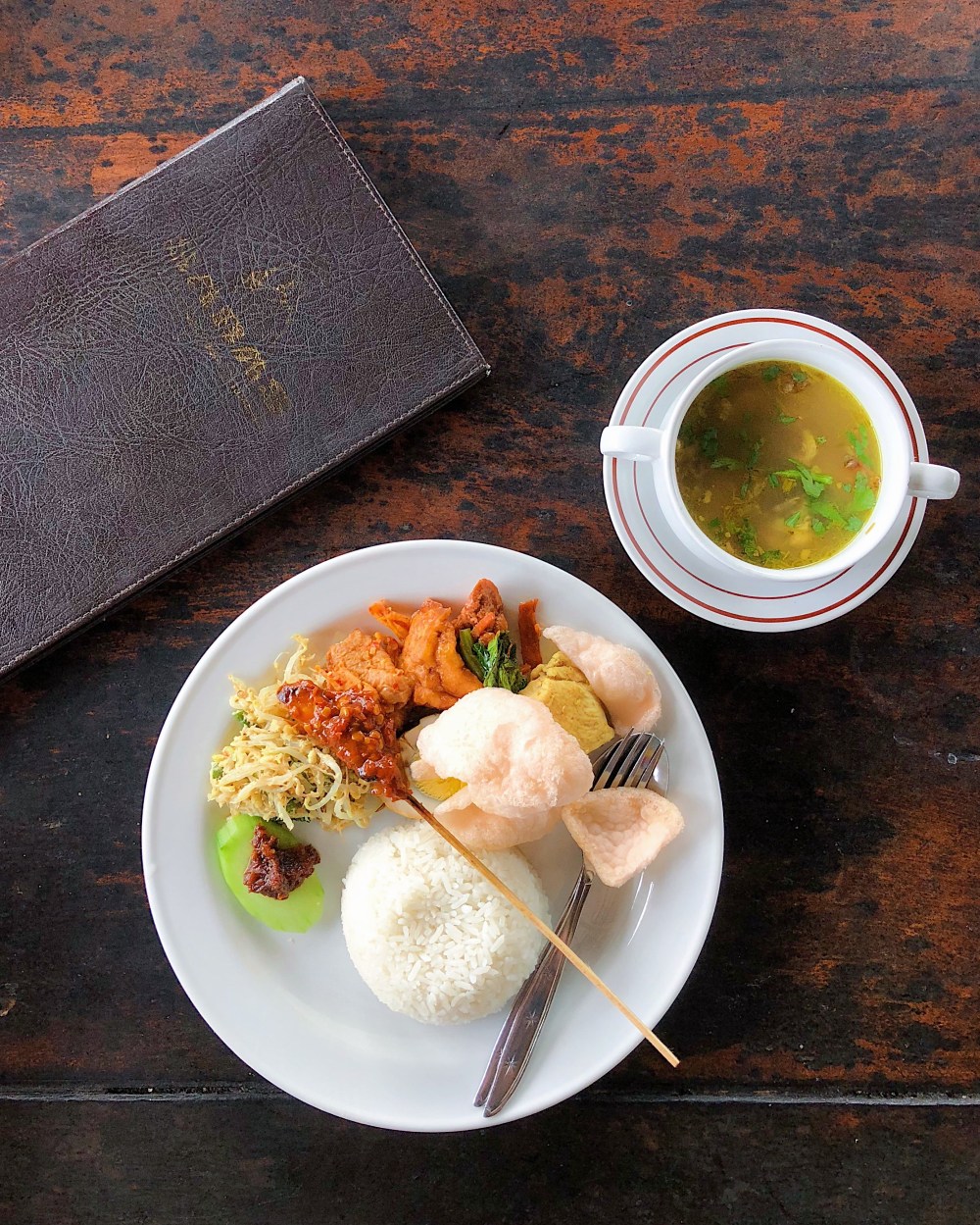 TRADITIONAL INDONESIAN FOOD.