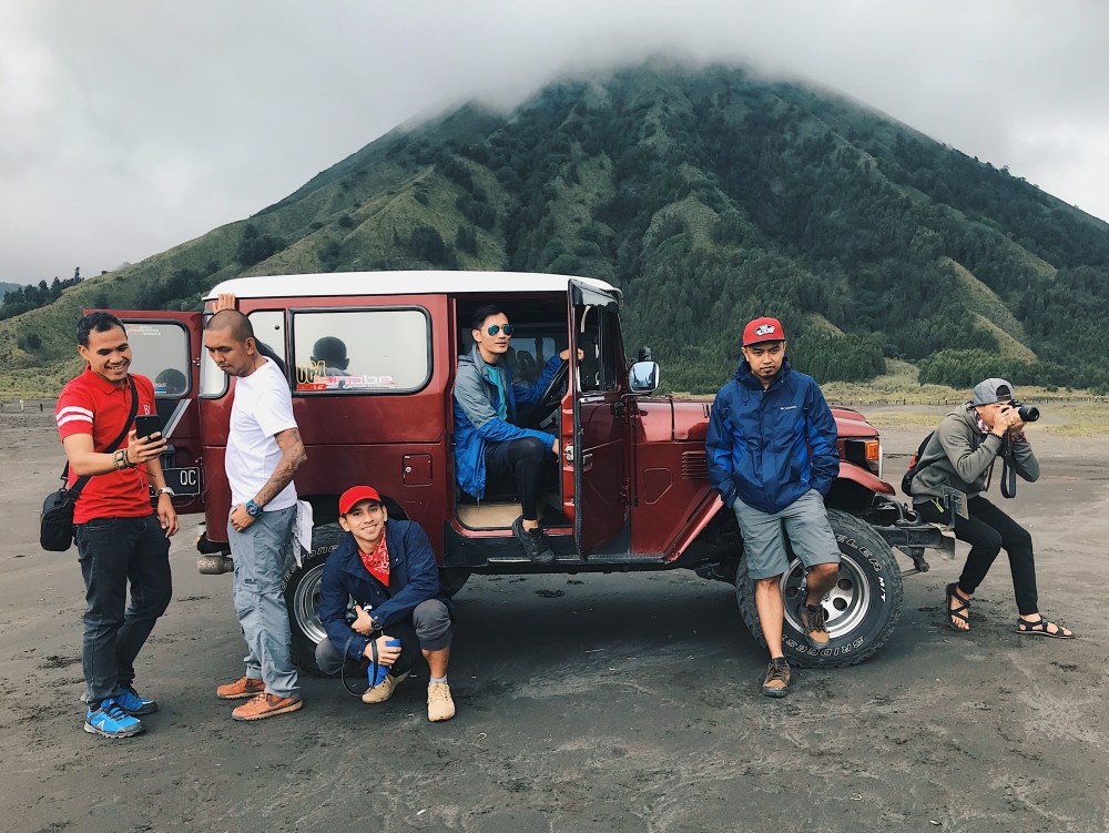 The Shembot Squad in Mt. Bromo