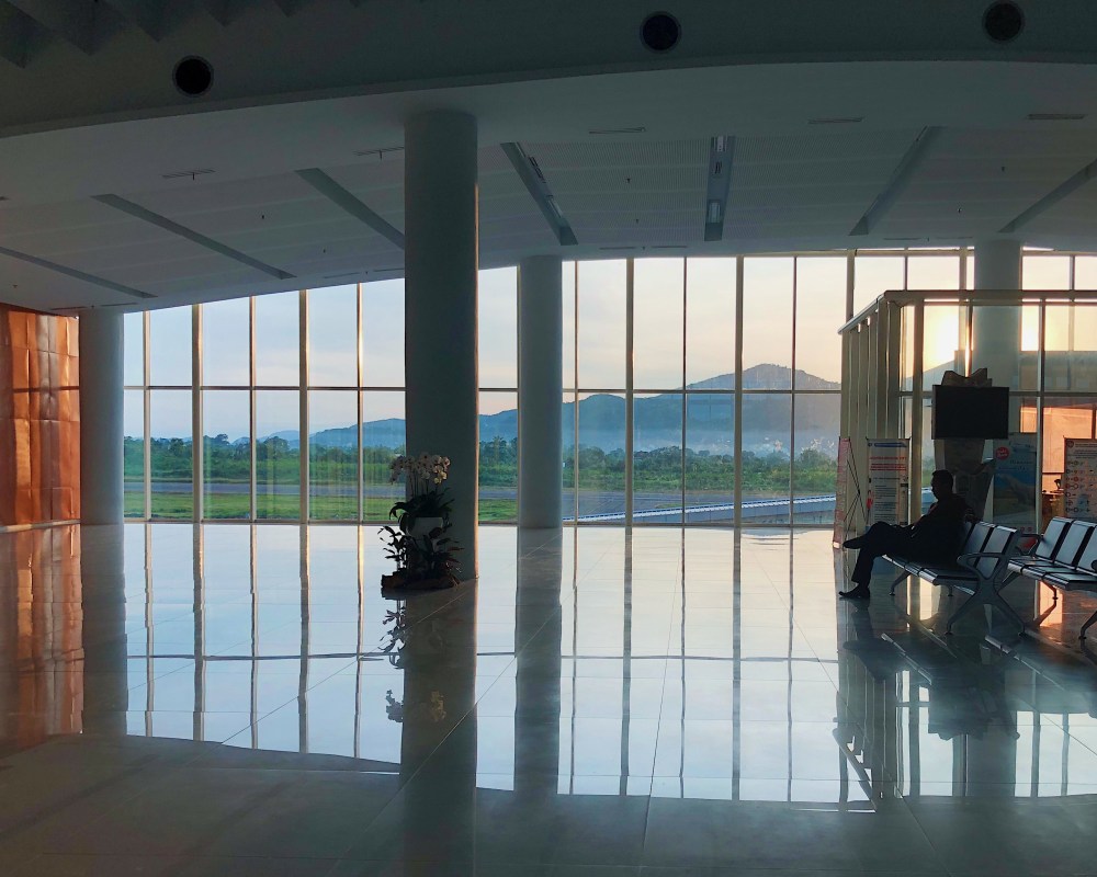 Mornings at the Komodo Airport.