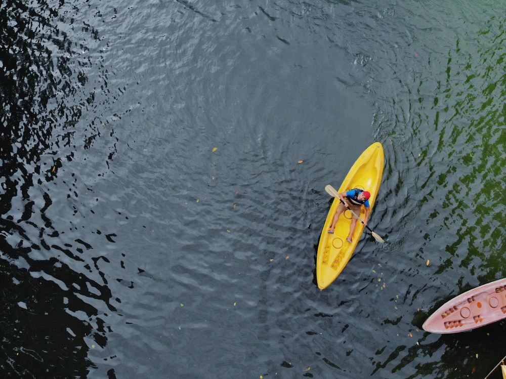 THE START of our kayaking adventure!