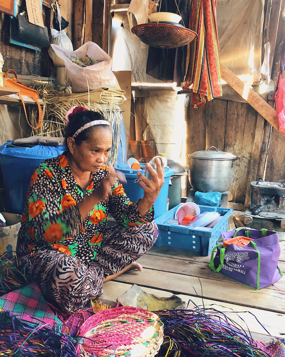 SIMILAR TO THANAKA OF THE BURMESE.