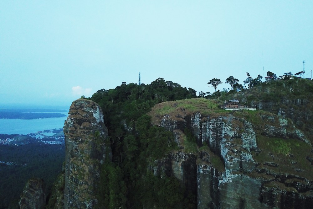 AS SEEN FROM A DRONE.