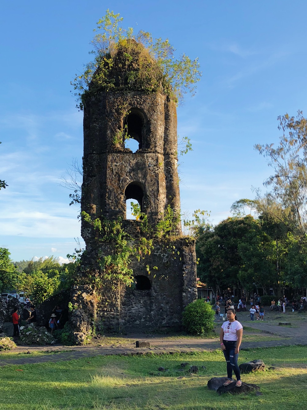 CAGSAWA RUINS. Probably the most visited place to have a good view of Mt. Mayon is the Cagsawa Ruins.