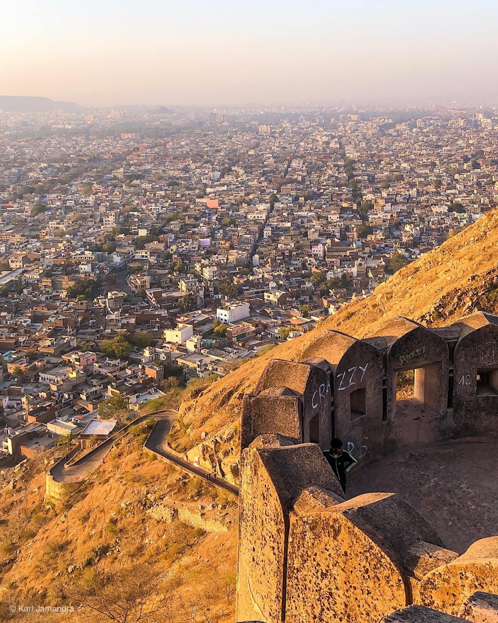 OVERLOOKING THE CITY OF JAIPUR