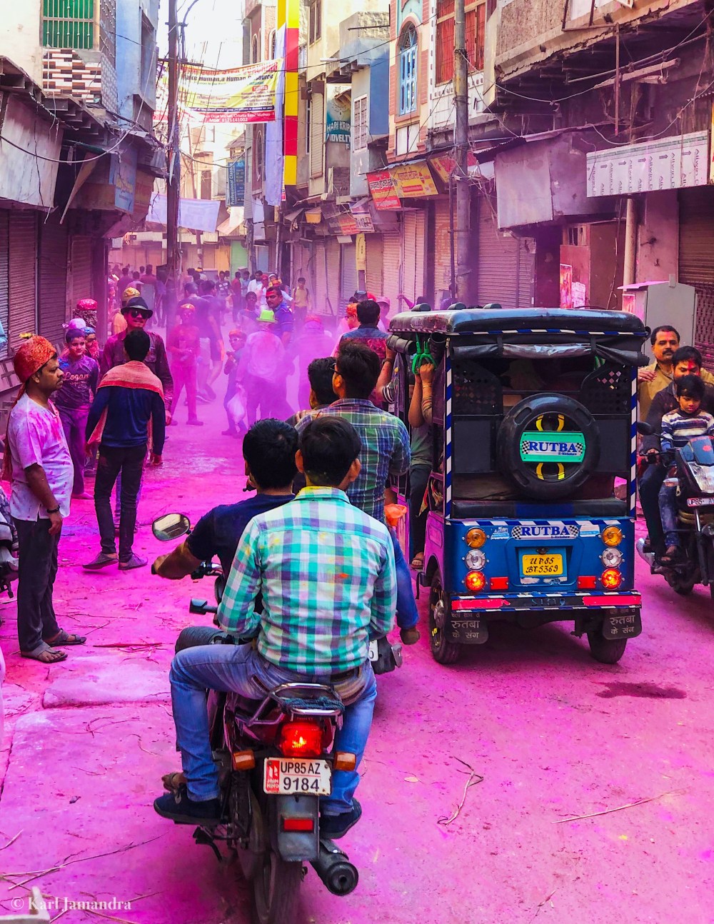 THE STREETS OF MATHURA.