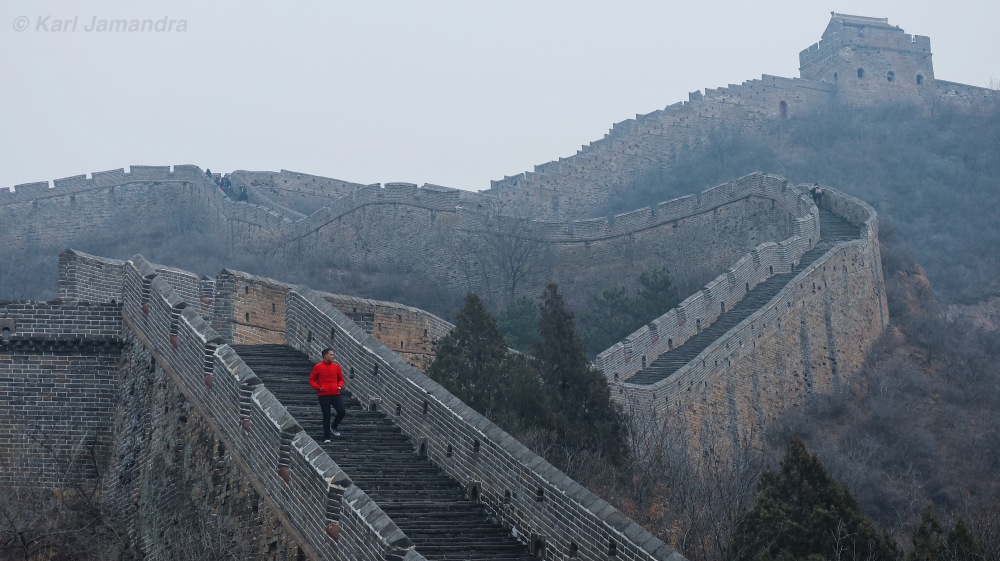 THE GREAT WALL OF CHINA.
