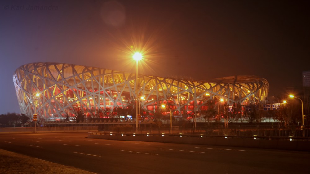 THE BIRD'S NEST AT NIGHT